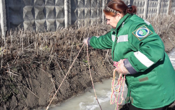 Выезд на проверку специалистов экоаналитической  лаборатории  филиала ЦЛАТИ по Республике Северная Осетия-Алания.
