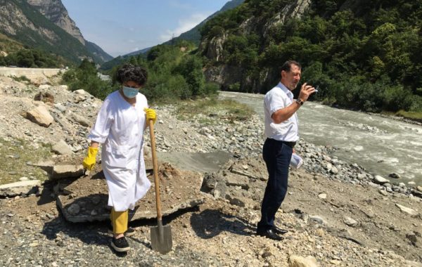 Участие специалистов филиала ЦЛАТИ по Республике Северная Осетия-Алания в проверке водоохраной зоны реки Ардон и ее притоков.